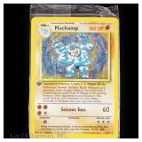 Pokemon Card Machamp 1st Ed. in Celophane 8/102
