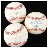 Baseballs Signed By Legendary HOF Members (3)