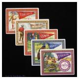 T51 Murad Cigarette College Outdoors Cards (5)