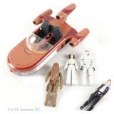 Star Wars Figures and Landspeeder (5)