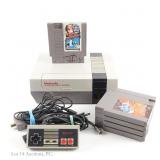 Nintendo NES Console With Games *