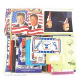 Political Cards, Uncut Buttons, etc. (*20 lbs.)