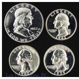 1959 - 1963 US 90%-Silver Coins (GEM PR), 4