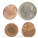 US Mint Error Coins, 3 Cents, Quarter (4)