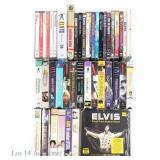 Elvis DVD and VHS Lot, Some Factory Sealed (+35)
