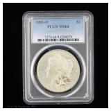 1901-O Silver Morgan Dollar (MS64)