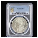 1879-S Silver Morgan Dollar (PCGS MS64)