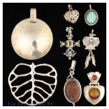 Silver Pendants, Mostly Sterling