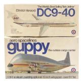 Entex DC9-40 & Guppy Model Plane Kits