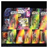 Star Wars Power - Force  Action Figures, NIP - 8+1