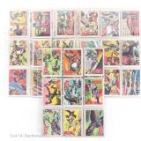 1966 Complete Batman Red Bat Puzzle Cards (44