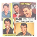 Vinyl Records, Elvis 7' 45's, Picture Sleeves (5)