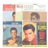 Vinyl Records, Elvis 7' 45's, Picture Sleeves (5)