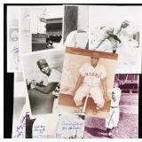 8' x 10' B&W Signed Negro League Photographs (14)