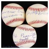 Negro League Signed Baseballs (3)