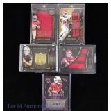 Football Insert Trading Cards (5)