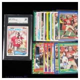 Joe Montana Football Cards (17 Unique)