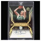 Larry Bird Signed 2007-08 Upper Deck SP Auto Card