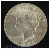 1923 (P) US Silver Peace Dollar (*CH BU)