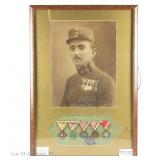 WWI Austria-Hungary Empire Medals & Soldier Photo