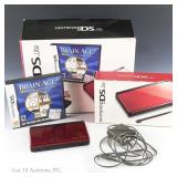 Nintendo DS Lite Brain Age 2 Bundle No Case T+W