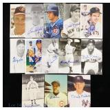 Baseball HOF Signed Postcards (12)