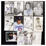 Baseball HOF Signed Postcards (12)