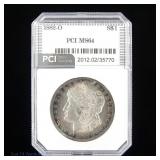 1882-O US Silver Morgan Dollar (PCI)