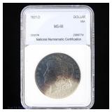 1921-D US Silver Morgan Dollar (NNC)