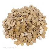 US Lincoln Wheat Cents (Approx. 1,040)