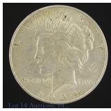 1934-D US Silver Peace Dollar
