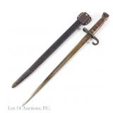 Dutch Model 1895 Mannlicher Bayonet W Scabbard