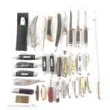 Vintage Pocket Knives And Straight Razors