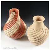 Two Jemez Pueblo Vases, Emma Yepa & Marcella Yepa