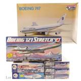Boeing 747 Model Planes of Varying Manufacturers