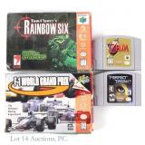 Nintendo 64 N64 Games (2 In Boxes + 2)