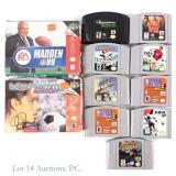 Nintendo 64 N64 Games (11 + 2 CIB)