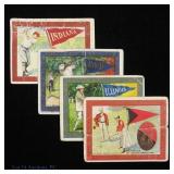 T51 Murad Cigarette College Series Golf Cards (4)