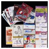 Basketball Hockey Football Auto Insert Relic Cards