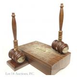 Ezra Brooks 101 Month Gavel Bourbon Decanter (2)