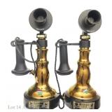 1978 Beam 100 Months 1897 Desk Set 2 Decanters*