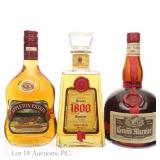 Grand Marnier, 1800 Reposado & Appleton Estate Rum