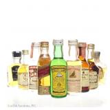 Scotch, Canadian & More Vintage Mini Bottles (9)