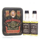 60s/70s Jack Daniel's Mini Bottles, Tin Box
