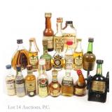 Cognac & Brandy Mini Bottles (18)