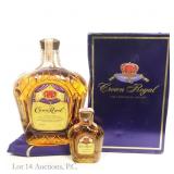 1970 Crown Royal Canadian Whisky + '80s Mini