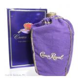 1980 Crown Royal Blended Canadian Whisky 1L