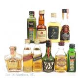 Scotch & Canadian Whisky Mini Bottles (8+2)