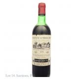 1975 Chateau D'Angludet Margaux Red Wine