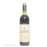 1982 Chateau Talbot Grand Cru Classe Saint Julien